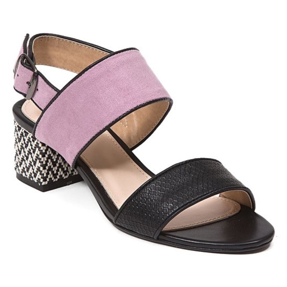 French Blu Purple Elaine Sandal Sz 41 (US10)